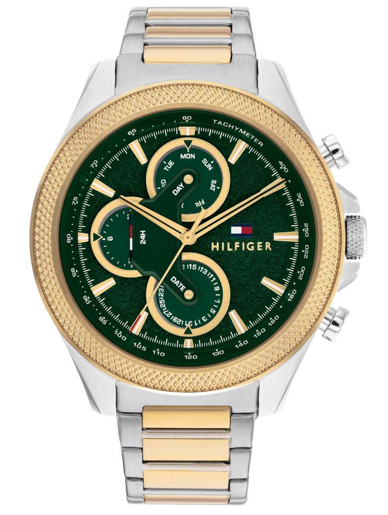 Tommy Hilfiger Clark 1792079 -  Kvarts - Sølv - Herreklokker - Rustfritt stål - ledd m/pin - Mineral