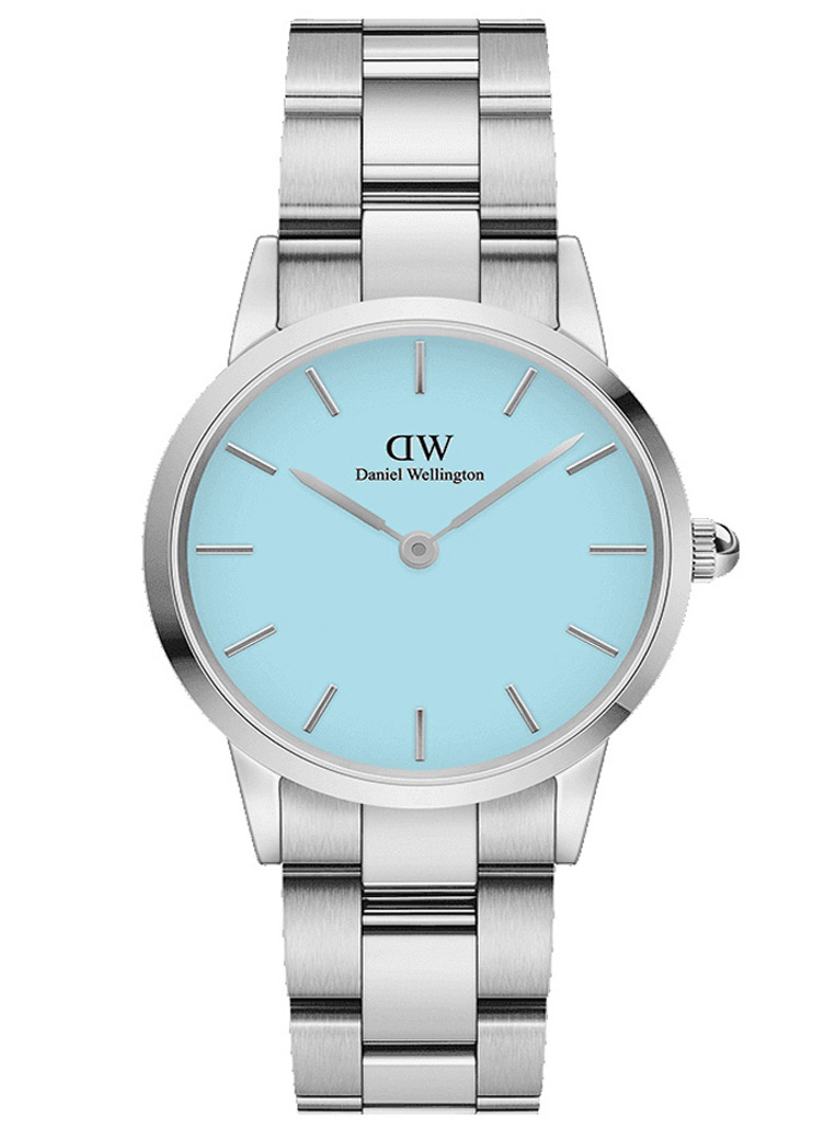 Daniel Wellington Iconic Link Capri 36mm DW00100542 -  Kvarts - Sølv - Dameklokker - Rustfritt stål - ledd m/pin - Mineral