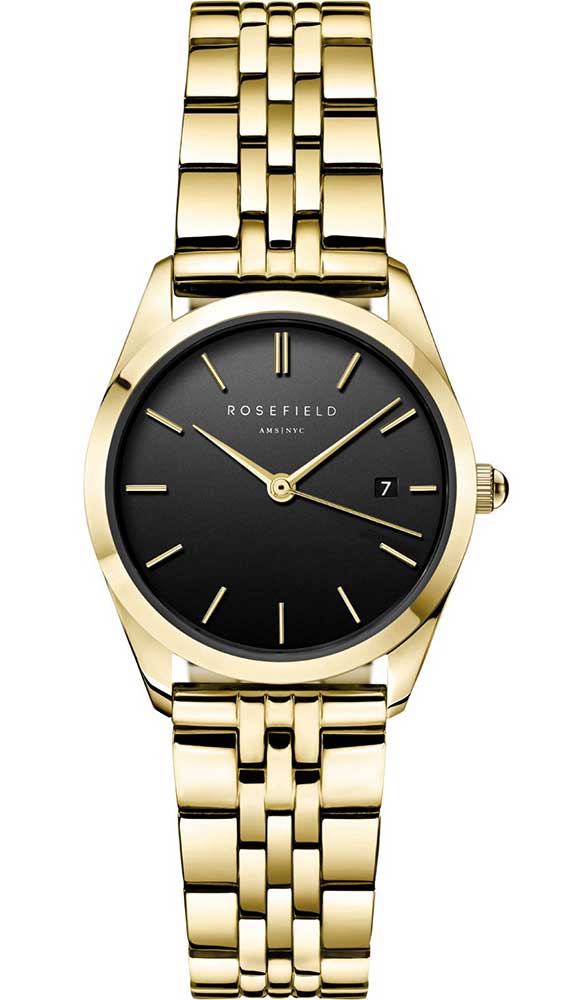 Rosefield The Ace XS ABGSG-A19 -  Kvarts - Gull - Dameklokker - Rustfritt stål - ledd m/pin - Mineral