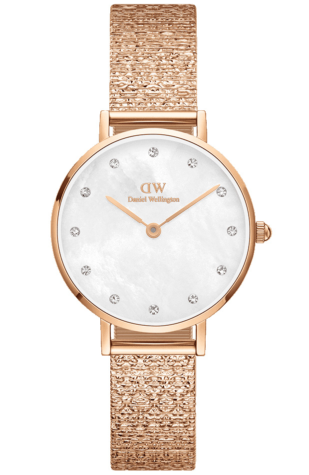 Daniel Wellington DW Watch Petite Lumine Pressed Piano Rose Gold 28mm