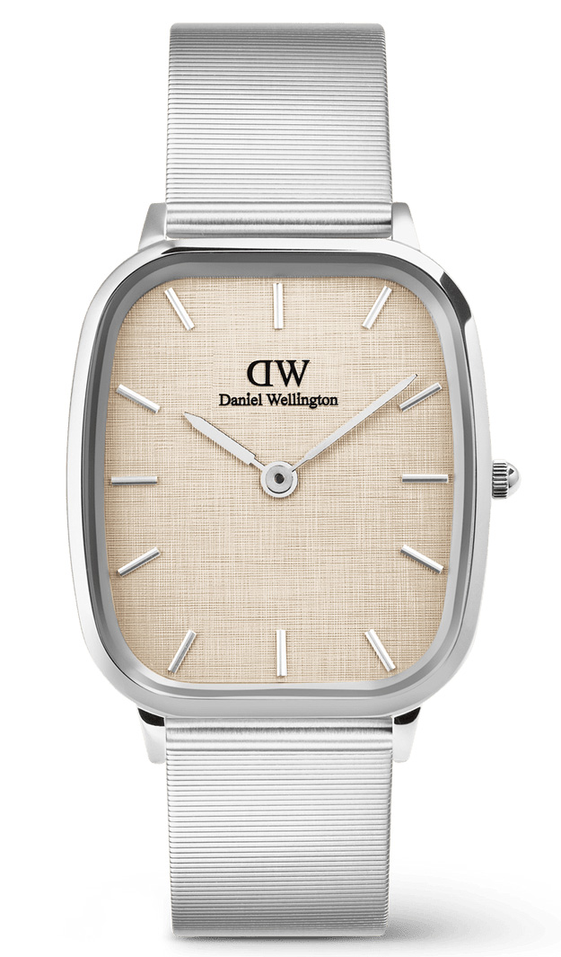 Daniel Wellington DW Watch Marlon Wire Linen Silver 32x36,3mm