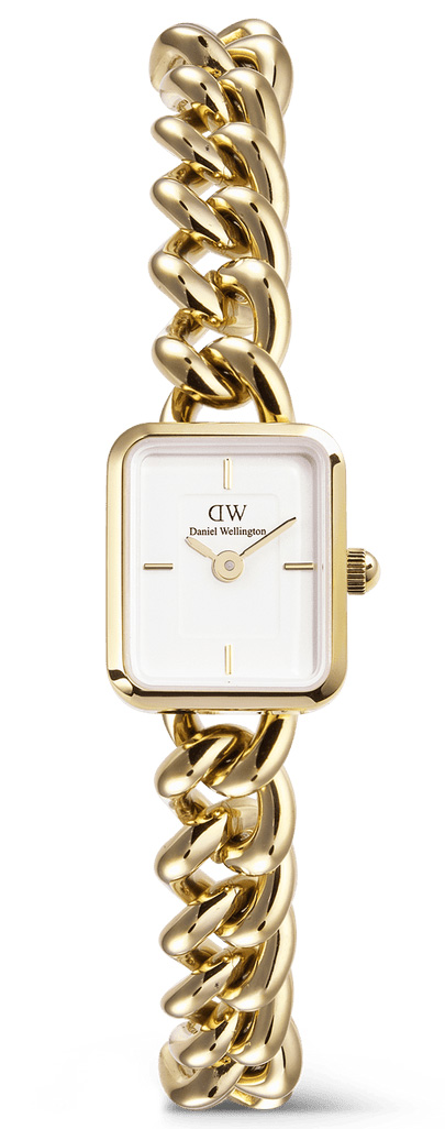 Daniel Wellington Jolie Chain Gold DW00100836 -  Kvarts - Gull - Herreklokker - Rustfritt stål - ledd m/pin - Mineral