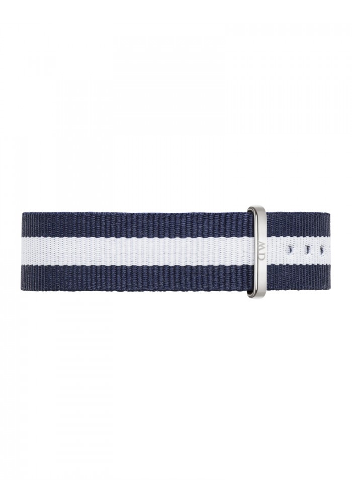 Wristband Daniel Wellington Classic Glassgow Silver 18 mm DW00200047 -   -  -  -  -