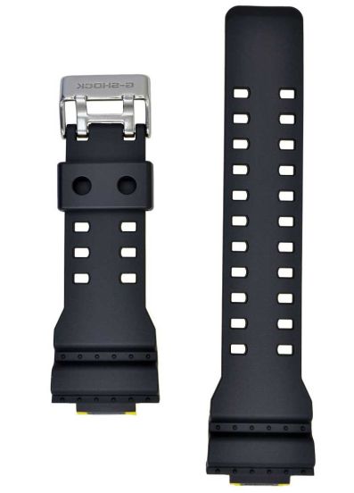 Black Resin Strap for Casio G-Shock GA-100BY-1A GA400BY