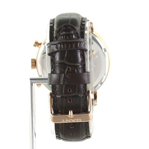 22 mm brown leather strap for Gant Cameron W10893
