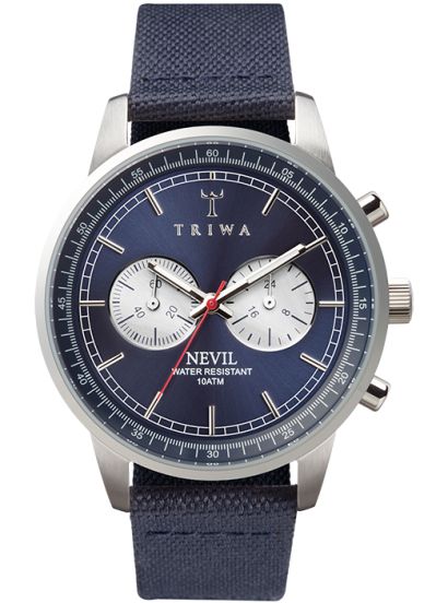 Triwa Blue Steel Nevil Navy Classic Canvas NEST108.CL060712 RIP