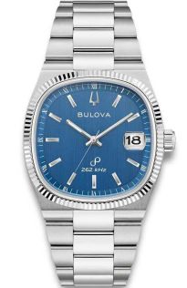 Retro inspirert herreur fra Bulova med blå urskive og høy presisjons quartzverk - Super Seville Collection | 96B440