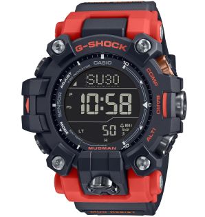 Muddbestandig Solar G-SHOCK med triple sensor og rød rem | GW-9500-1A4ER