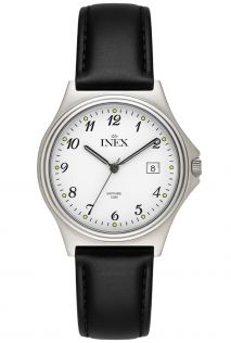 Inex Mens Sapphire Classic Leather 37mm A69507-S0A