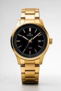 Inex Mens Golden Classic 40mm 100m Water Resistant