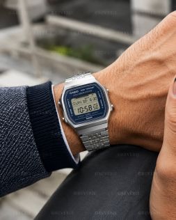 Casio retro digitalklokke med Bluetooth 38mm