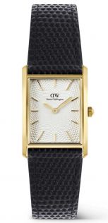 Daniel Wellington Bound Black Lizard Guilloché Gold DW00100899 