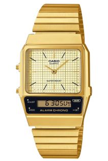 Gullfarget digital-analog Casio vintage klokke | AQ-800EG-9AEF 