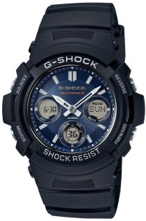 Blå Wave Ceptor G-Shock klokke med avansert teknologi | AWG-M100SB-2AER