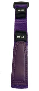 Purple velcro strap for WobL watch