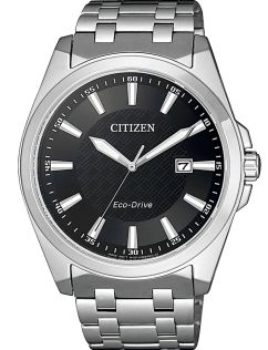 Citizen Eco-Drive herreur i stål med safirkrystall | BM7108-81E