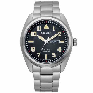 Citizen Super Titanium Eco-Drive herreur | Lett titan med dag/dato | BM8560-88E