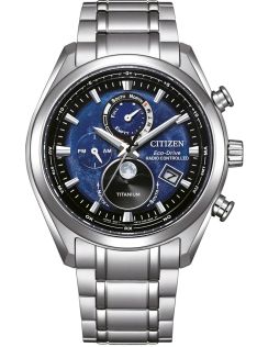 Citizen Tsuki-yomi titaniumklokke med Eco-Drive og månefasevisning | BY1010-81L