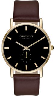 Lincoln Gold/Black Brown Leather