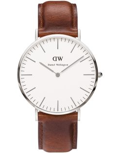 Daniel Wellington Classic St Mawes Herreklokke, Sølv, 40mm