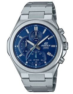 Edifice safir kronografklokke i stål med premium blå urskive | EFB-700D-2AVUEF