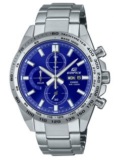 Blå urskive kronograf med tachymeter og 100M vannmotstand | EFR-574D-2AVUEF