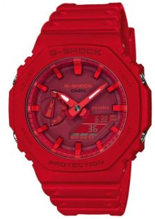 Carbon Core G-Shock med rødt sporty design | GA-2100-4AER