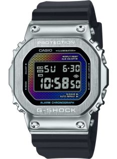 G-SHOCK Rainbow Steel digital klokke med iriserende bezel-design | GM-5600RW-1ER