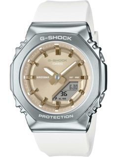 G-SHOCK dameklokke med metallramme, 200M vannbestandighet og miljøvennlig design | GM-S2110-7A9ER