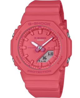Pink G-SHOCK med slank åttekantet design og bio-basert harpiks | GMA-P2100-4AER