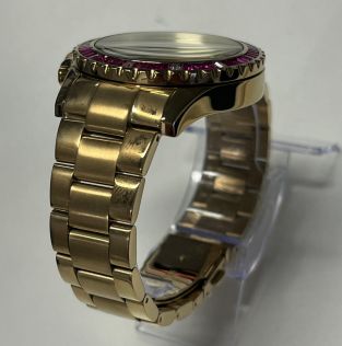 Carrie Taylor Astoria 42mm Golden Chronograph CTW1401 Outlet (Returned/Pre-owned)