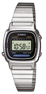 Petite digital dameklokke med klassisk design | LA670WEA-1EF