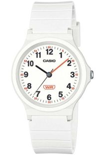 Hvit miljøvennlig dameklokke fra Casio med bio-basert design | LQ-24B-7BEF