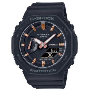 Slank svart G-Shock med Carbon Core Guard | GMA-S2100-1AER