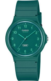 Miljøvennlig grønn Casio klassisk klokke med bioharpiks | MQ-24B-3BEF