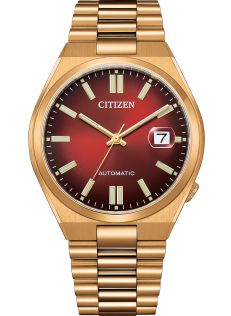 Citizen Tsuyosa automatisk herreur med rød urskive | Roseguldbelagt eleganse med 40 timers gangreserve | NJ0153-82X
