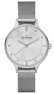 Klassisk klokke med en diskré look - Skagen Anita Silver Mesh SKW2149