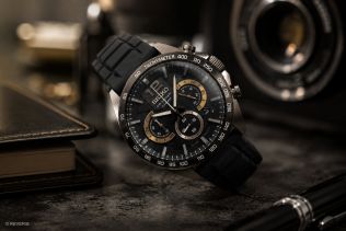 Seiko Mens Gunmetal Chronograph 43mm 