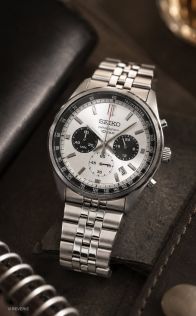 Seiko Mens Steel Sports Chronograph 41mm 