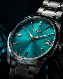Seiko Mens Turquoise Sapphire 40mm 