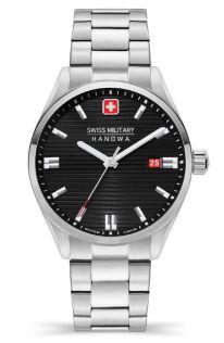 Swiss Military Hanowa Soldier Prime Herreklokke i rustfritt st l