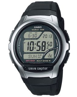 Wave Ceptor digital klokke med radiokontroll og multi-bånd verdensurfunksjoner | WV-58R-1AEF