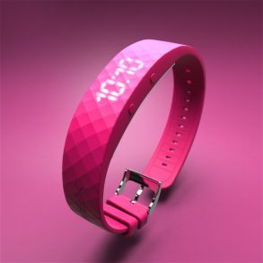 Nattklokke rosa med vibrasjon | FIBEX8V03