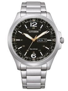 Citizen Eco-Drive herreur med militær tidsskala | AW0110-82E