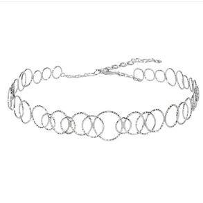 Lucy-Ashton Multi Circle Choker Necklace 