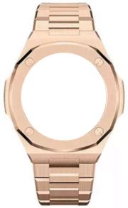 Unofficial Gen 4.2 Mod for Casio GA-2100 - Rosegolden Steel Case | Rosegolden Steel Bezel With Screws | Rosegolden Steel Bracelet