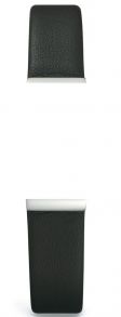 Black leather strap for Skagen Klassik 358XSSLBC 244697