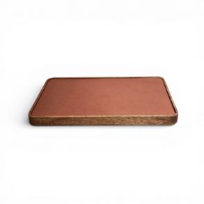 Morelund Tray in Dark Wood/Cognac Leather MO6102 
