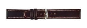 Falkenlund Deluxe Beco Watch Strap Sattelleder Dark Brown Calf Leather 22mm Stainless Steel Buckle 6152222S 