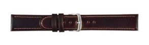 Falkenlund Deluxe Beco Watch Strap Sattelleder Dark Brown Calf Leather 18mm Stainless Steel Buckle 6152218S 